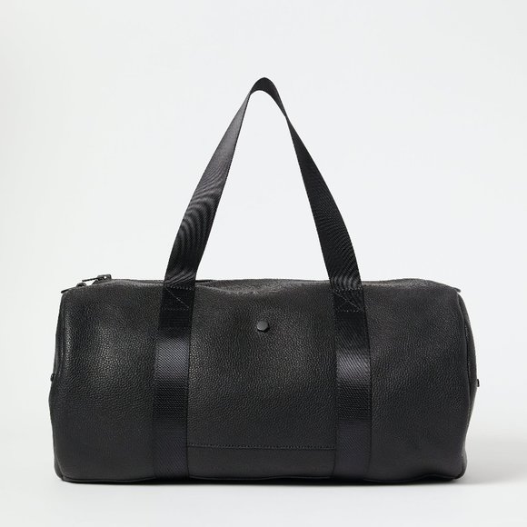 AMPERSAND AS APOSTROPHE Ampersand As Apostrophe Og Leather Duffle Bag In Black - Picture 1 of 13